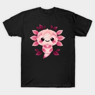 Axolotl of leaves T-Shirt